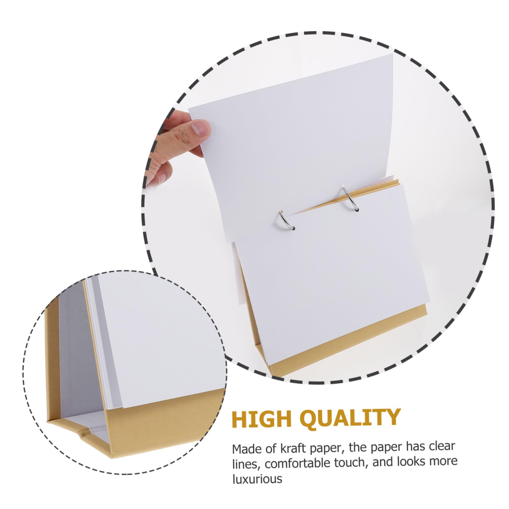 STOBOK 4sätze Spiralbuch Für Tischkalender Handgefertigtes Album Mit Abnehmbaren Leeres Kalenderbuch Kraftpapier Für Kreative Gestaltung Und Malen Für Scrapbooking Und Persönliche