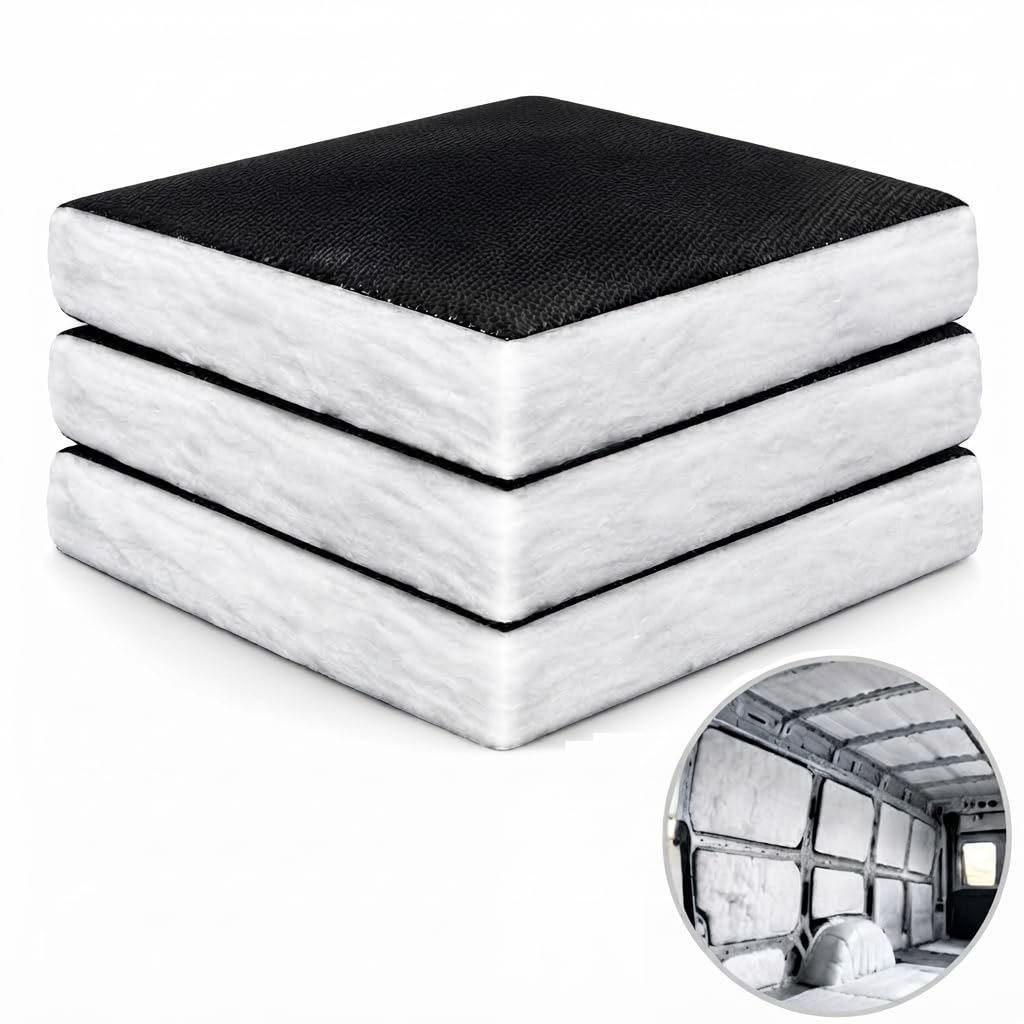 40 Sq.Ft. Automotive Camper Van Insulation, Rv Window Reflective Insulation Roll , Summer Heat Reflective Window Film for Roof, Car, Garage Doors 30“ x 200” RV (3ft. x 16 ft.)