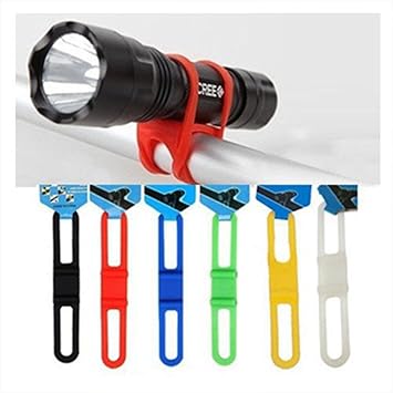 Amazon ｓherry ロング カラフル 弾性 シリコン ゴム バンド ホルダー ストラップ 5本 セット 自転車 や 結束 オプション ｓherry スポーツ アウトドア