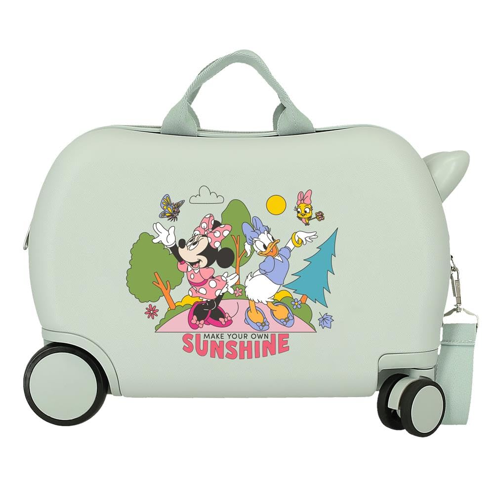 Disney Minnie Party Joumma Cabin Valigia per bambini, rigida in ABS, con lucchetto a combinazione laterale, 28,4 l, 2 kg, 4 ruote doppie, bagaglio a mano