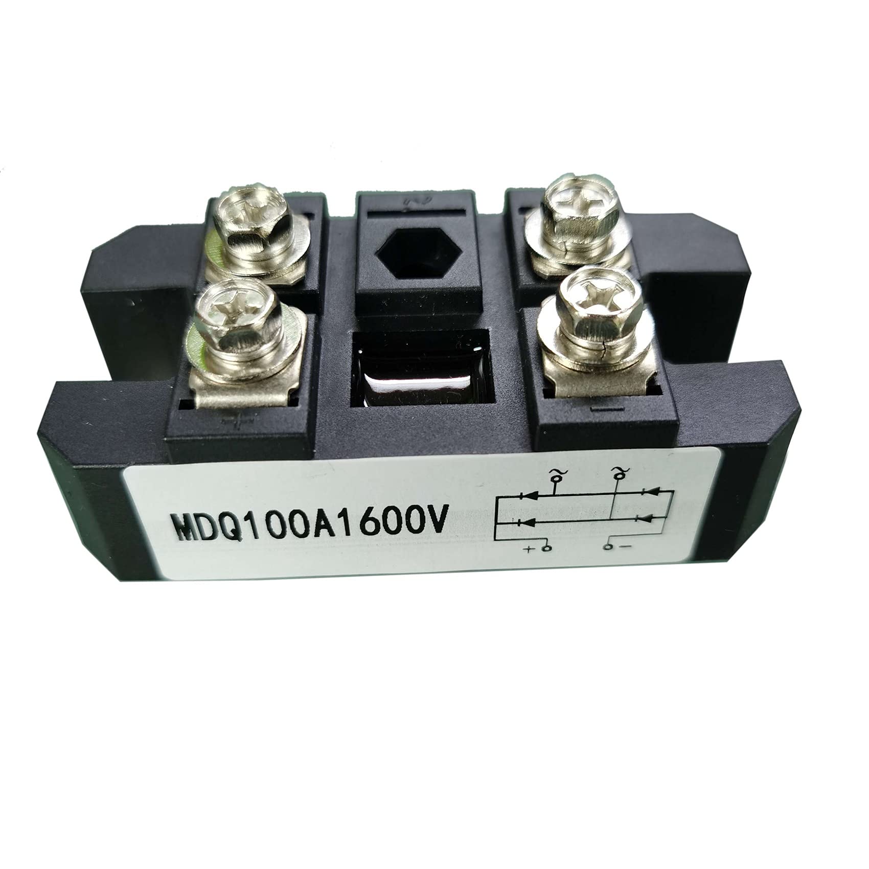 MDQ 100A-1600V Black Single-Phase Diode Bridge Rectifier 100A Amp 1600V