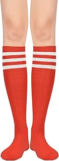 Striped Knee High Socks for Women Thigh High Socks Long Leg Warmers
