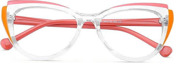 Blue Blockers Glasses for Women, Bluelight Glasses with Cat Eye Frame for Style, Comfort, Eye Strain Relief