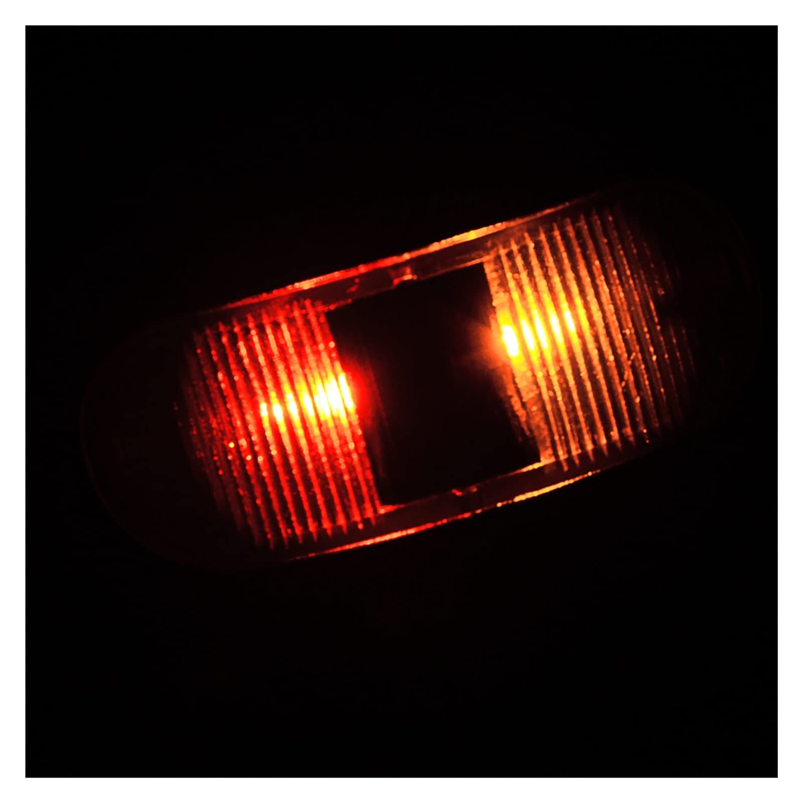 Blocchi luci antinebbia 2Pcs Car LED Luce Di Ingombro Luce Di Posizione Laterale Ambra Rossa 12V-24V Per Rimorchio Camion Caravan Universale