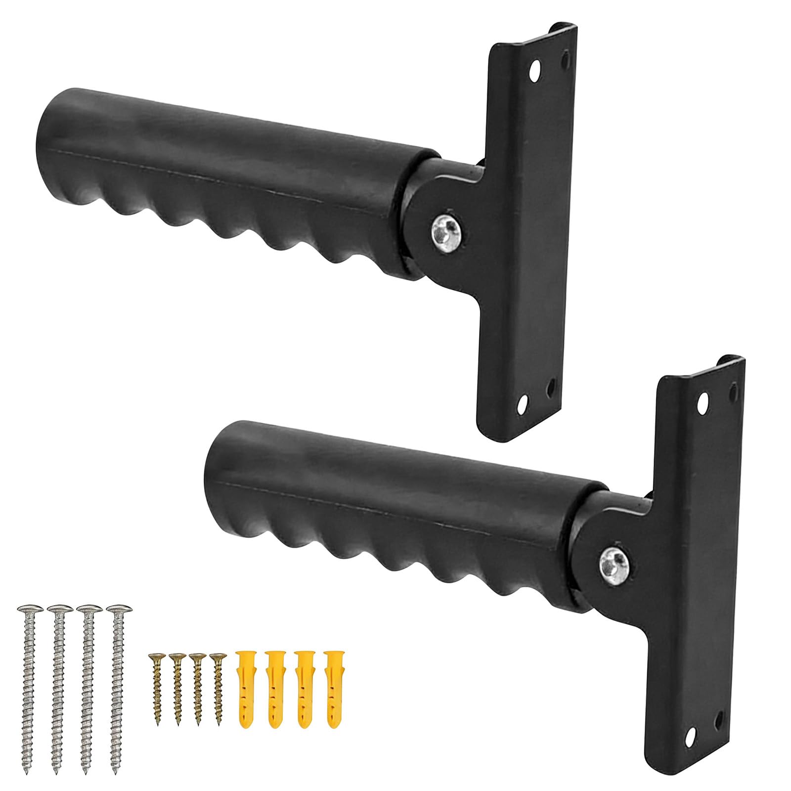 Kaeltsyn Fingerprint Model 2Pcs Multifunctional Stair Assist Grab Rod Practical Handle Nonslip Doorway Flipping Utility Handrail Multifunctional Stair Grab Rod Practical