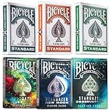 Bicycle Playing Cards 6-Deck Collector’s Bundle – Includes Stargazer Nebula, New Moon, Observatory, Color Series Fairway, Pumpkin & Wintergreen.