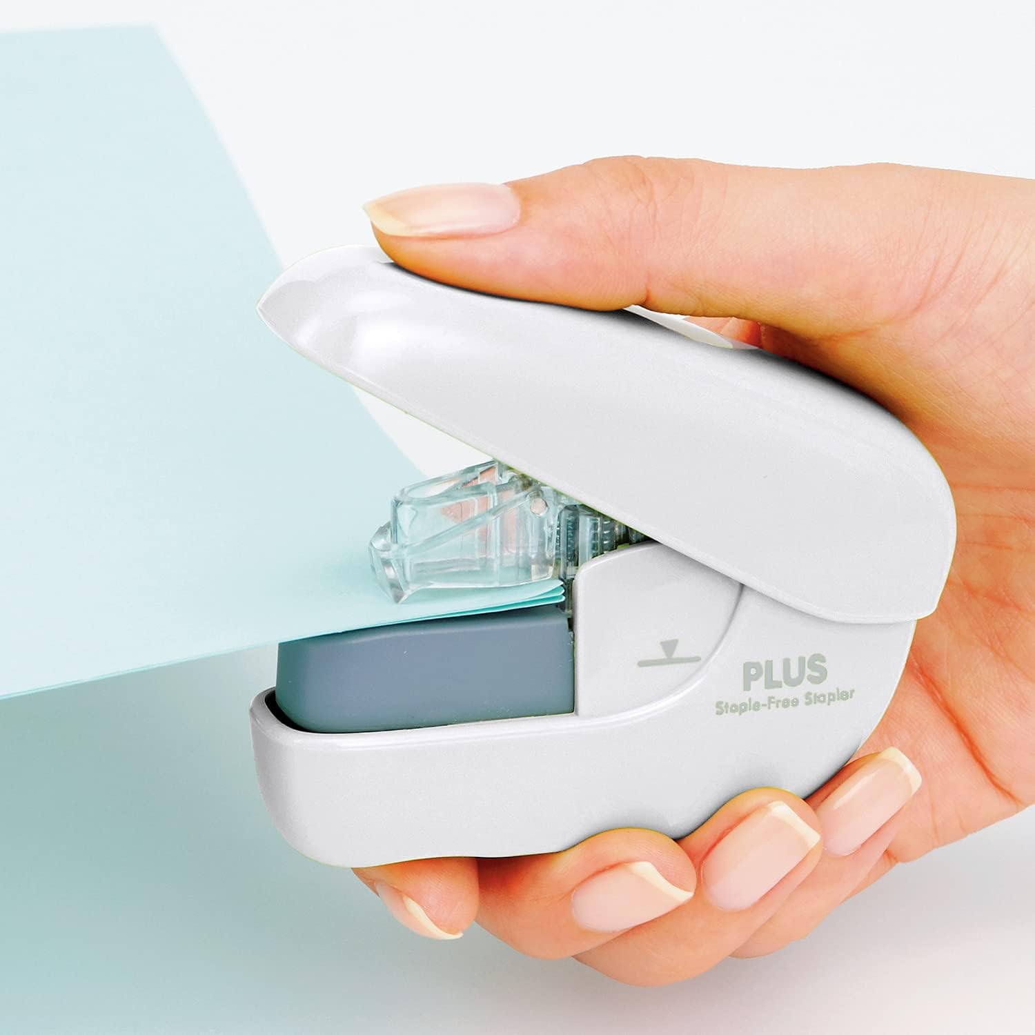 Plus SL-106NB 31-122 Stapler, Paper Clinch, White
