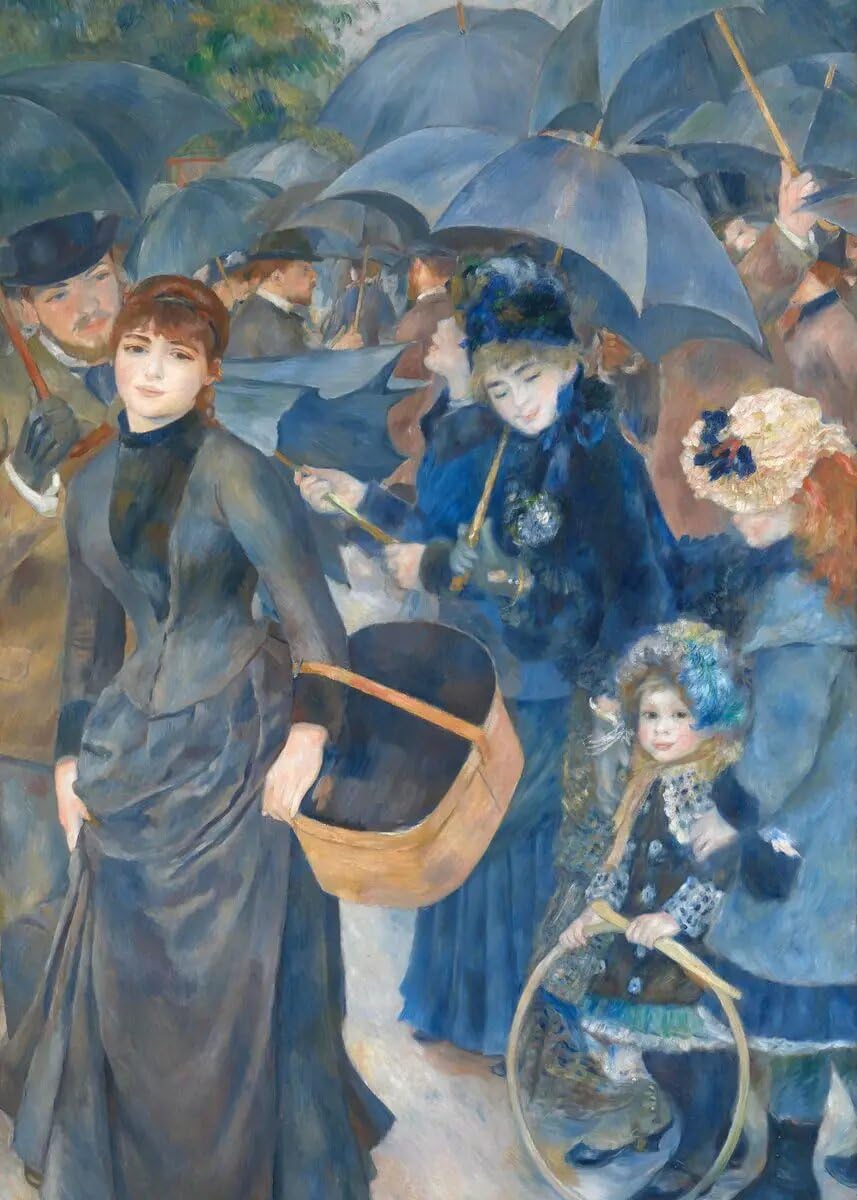 LHHJF LJHFA Pierre Auguste Renoir Impressionists Poster Wall Art Pierre Auguste Renoir Canvas Painting And Prints Home Decor Picture 40x60cm No Frame