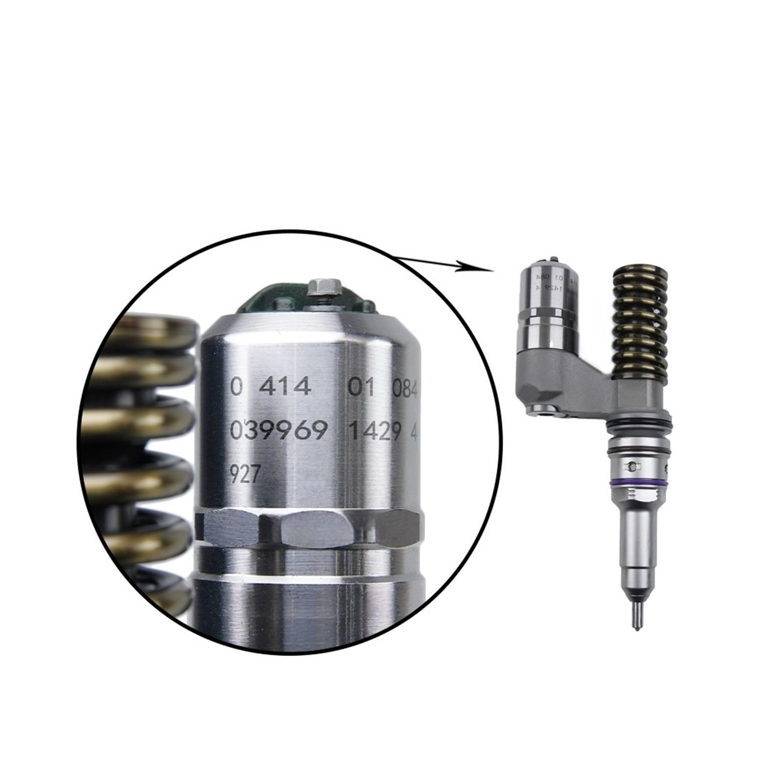 Ensemble d'injecteur 0414701084, pièces de rechange for système d'injection de moteur Diesel, reconditionné, 4 pièces/ensemble