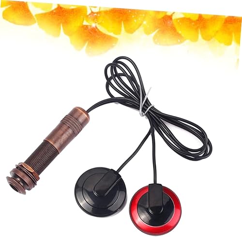 Miniatura 9 de SUPVOX 3pcs Microfono Microphone Dual Twin Internal Sensor Transducer Delivers 14 Inch Endpin Jack Mandolin Pickup Pearlescent Plate