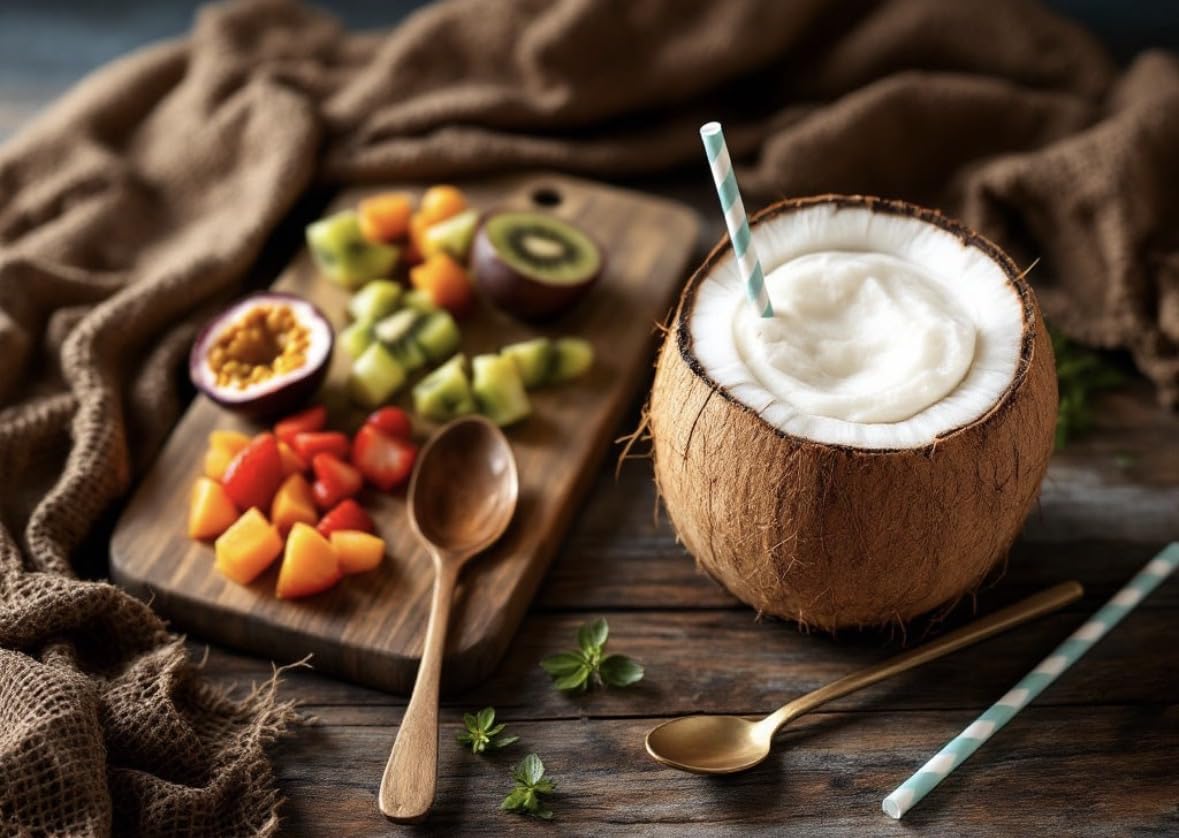 Tesoro Natural Agua de Coco 100% Pura Pack 12 x 1L, Bebida Hidratante Sin Azúcar