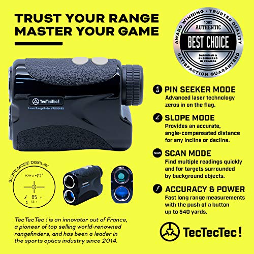 Tectectec Laser Golf Rangefinder Vpro500S Slope With Battery #TOP1