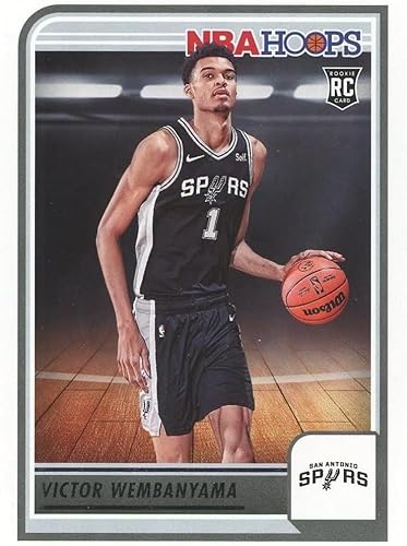 Miniatura 4 de San Antonio Spurs 2023 2024 Hoops Factory Sellado Set de Equipo con Tarjeta de Novato de Victor Wembanyama Tarjeta #277