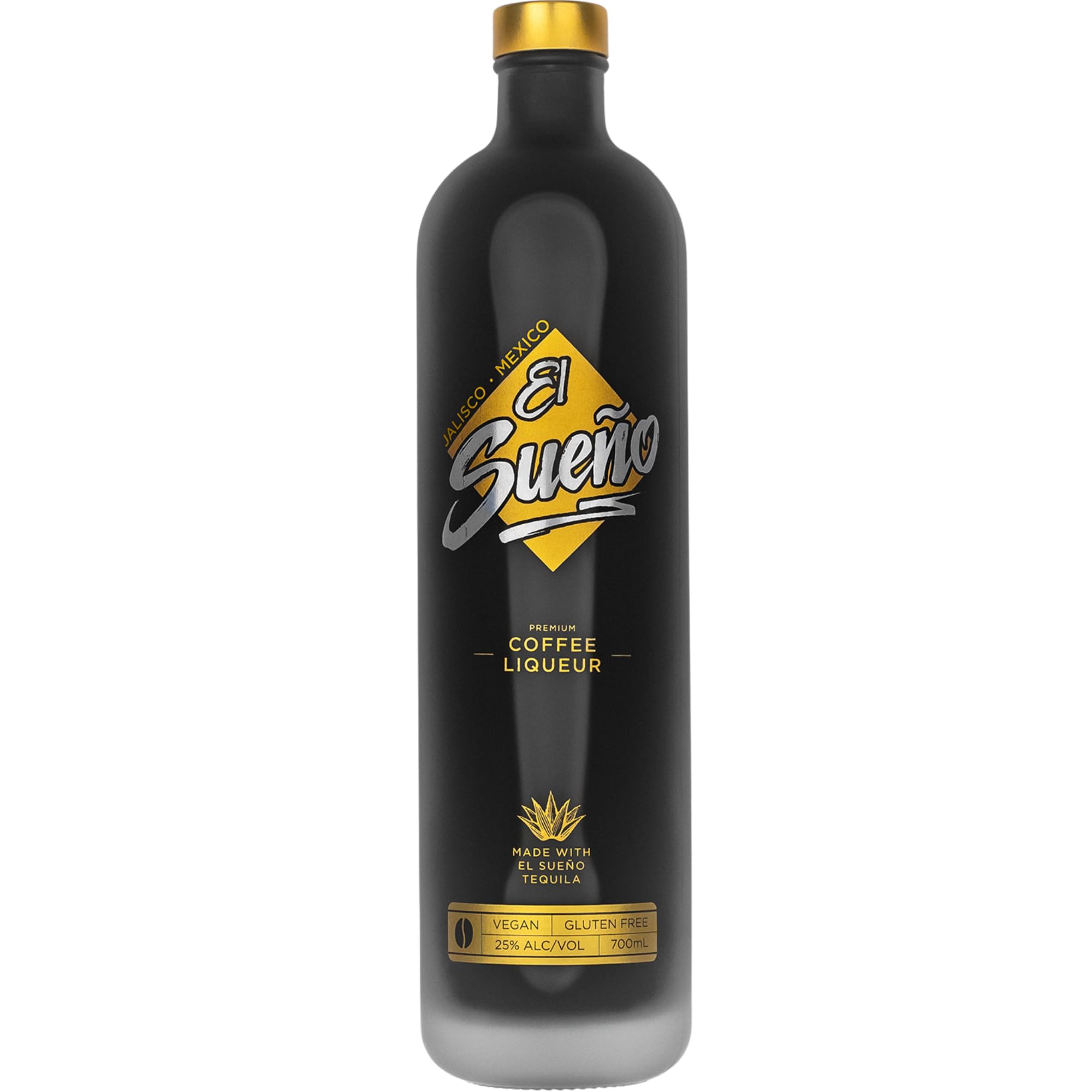 El Sueño Coffee Liqueur - coffee liqueur made with El Sueño Tequila Silver and blended with fresh espresso from locally sourced Mexican coffee beans, 70cl, 25% ABV