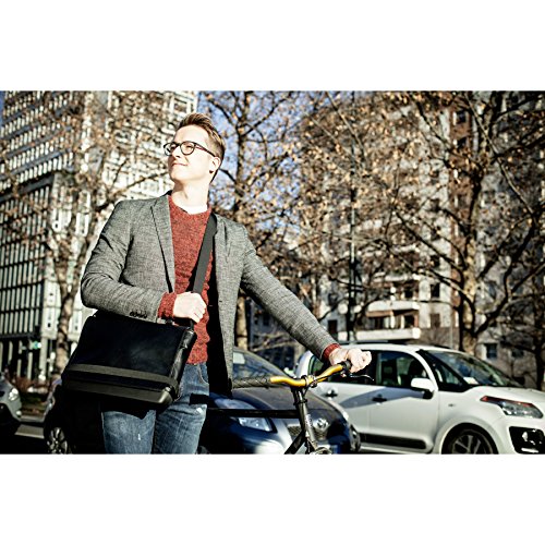 Bolsa Mensageiro Clássica, Moleskine, Preto, Pequena