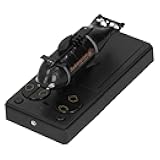 POENVFPO RC Submarine, Mini Electric Diving Boat Toy with Bright LED Navigation Lights and Dual Propeller Drive, for Kids Over 14 Years Old (Black)