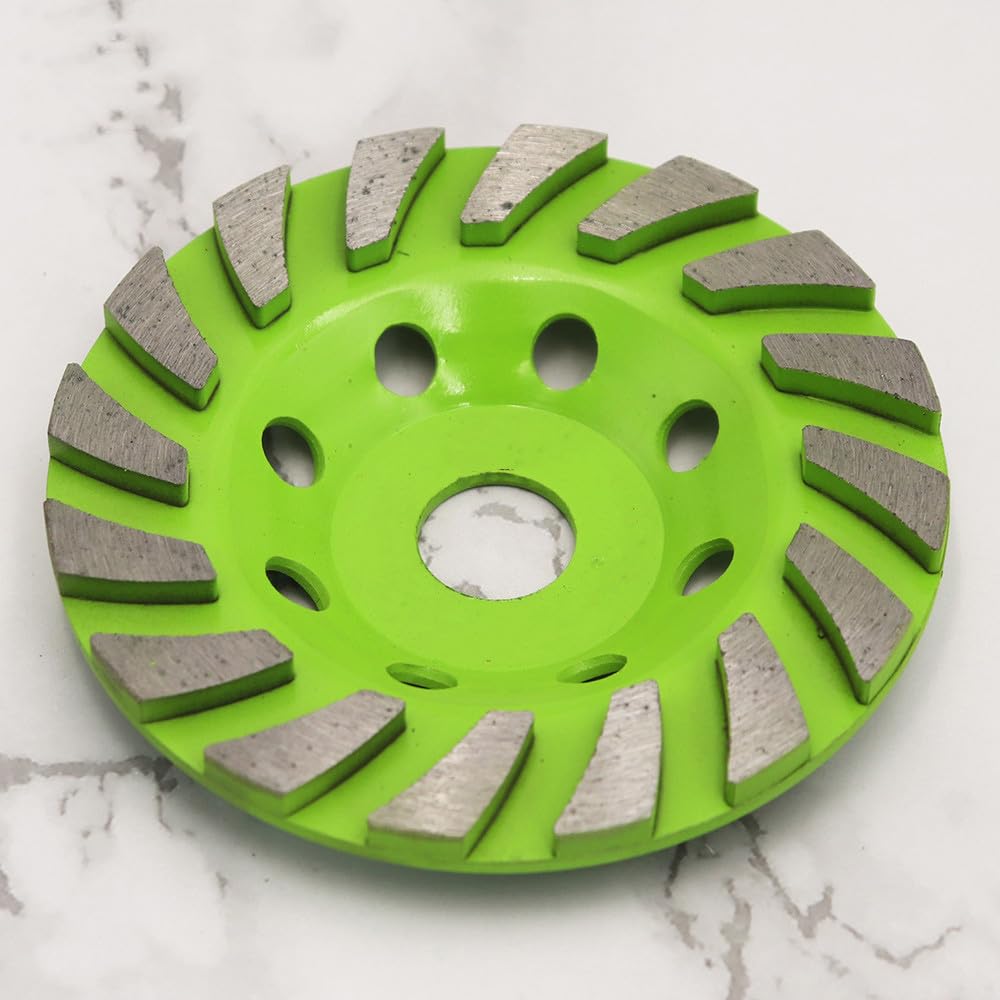 2 szt. Dia125mm Diamentowa tarcza szlifierska Płytki Beton Marmur Ceramiczna płyta polerska Szlifierka kątowa Garnkowa tarcza ścierna Narzędzie ścierne, 125mm,1