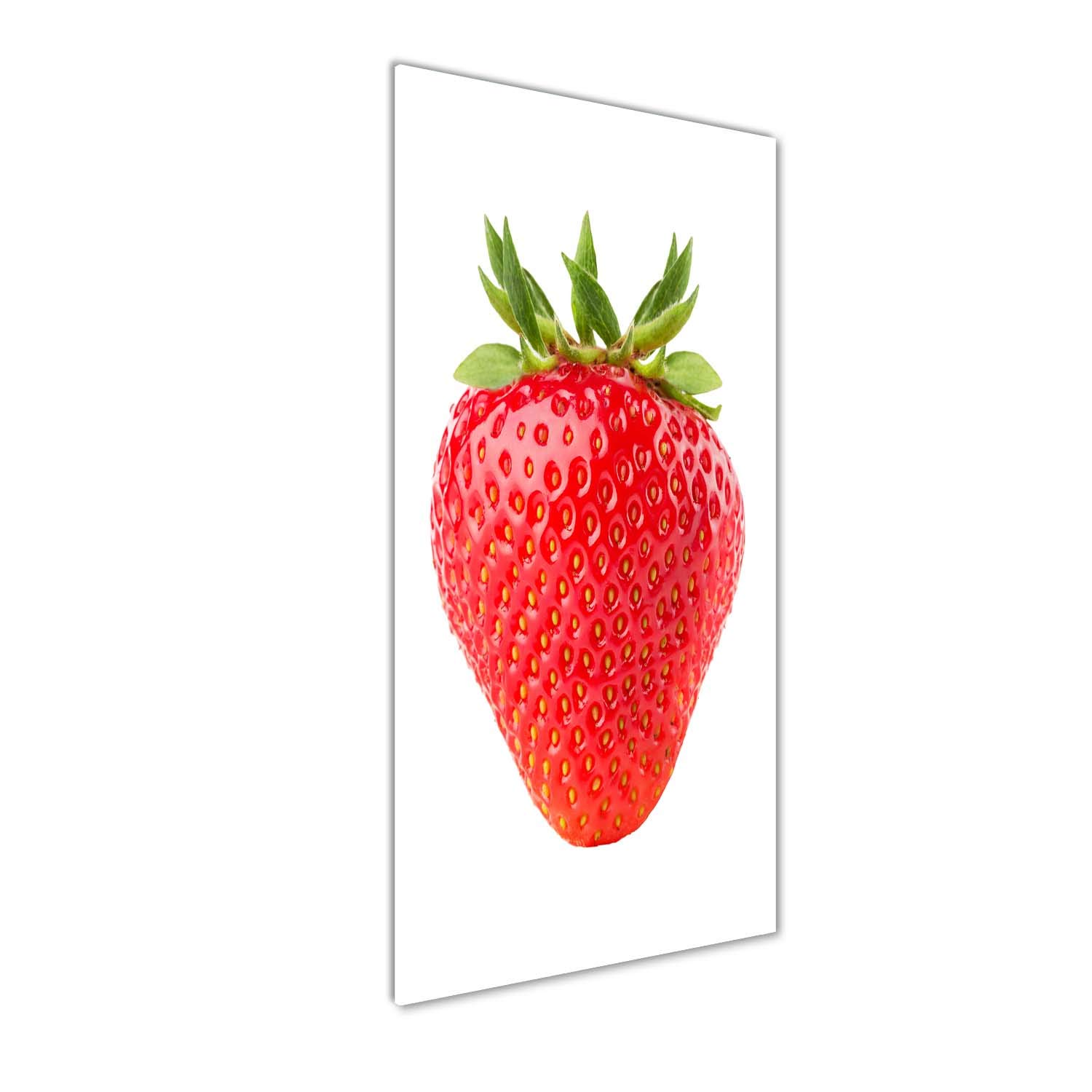 Tableaux pour la mur en verre acrylique Tulup 50x125 cm rouge fraise