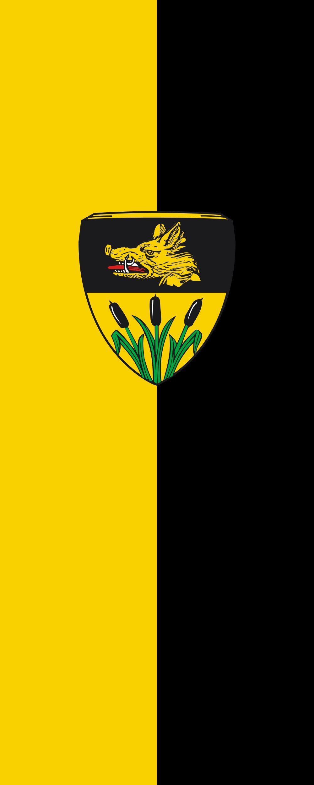 Drapeau Röhrmoos portrait 300x120cm de 3.5m² pour mât
