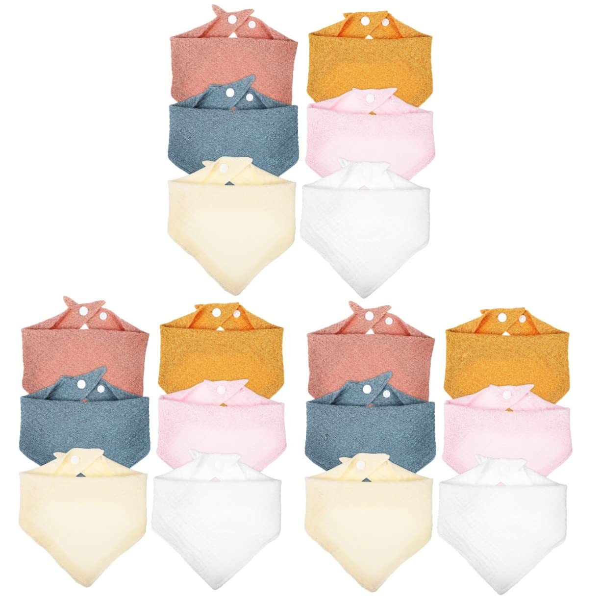 UPKOCH Tissu de Protection pour bavoirs 6-12 mois bavoirs en mousseline bandeau bavoirs bandana bavoirs bebe bandanas nouveau-nés bavoirs simples
