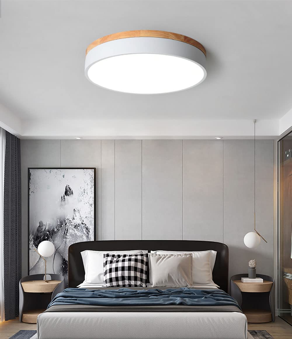 Mikeru Ring-plafondlamp, 40 cm, voor woonkamer, led-plafondlamp