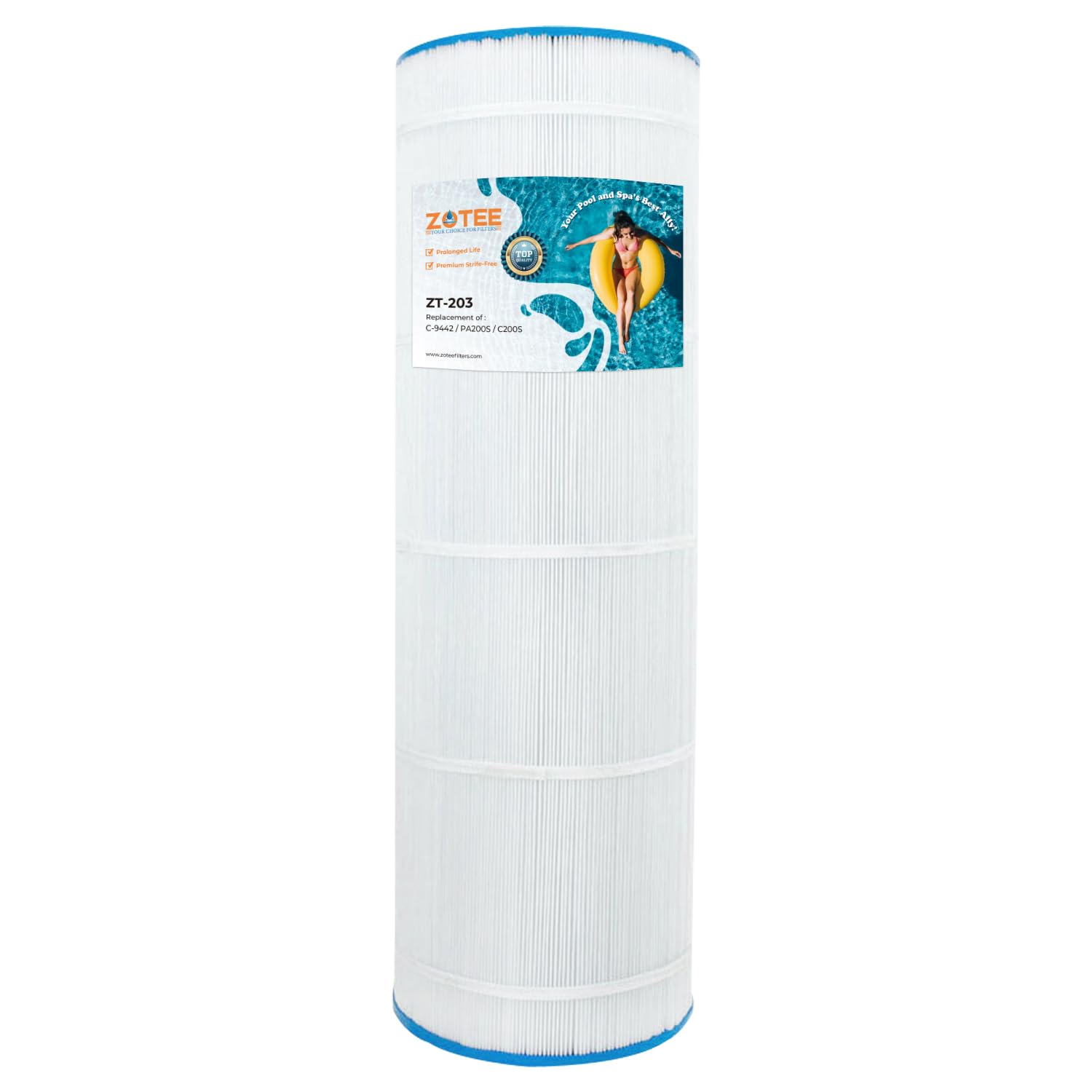 Pool Filter Cartridge Replaces SwimClear C200S, CX200XRE,Unicel C-9442, PA200S, 1 Pack