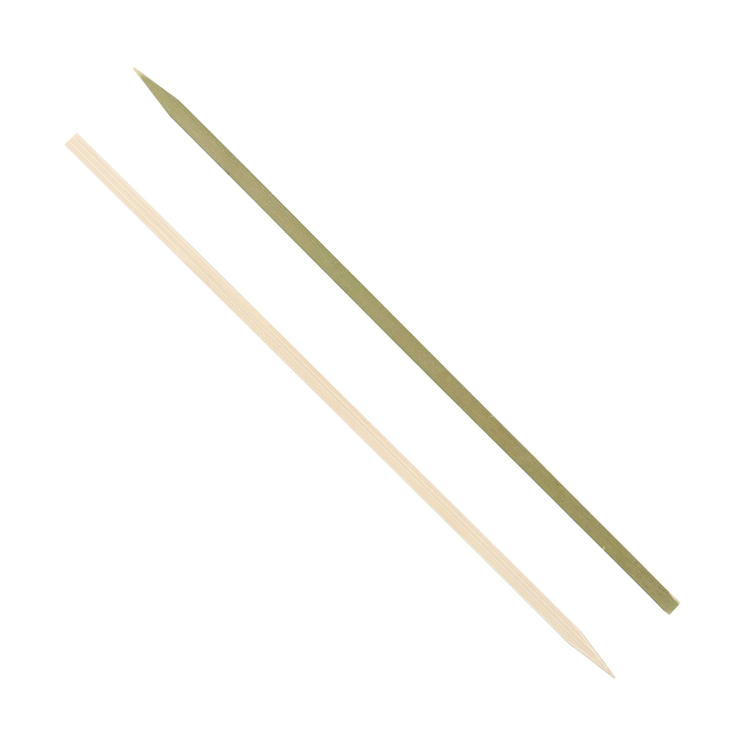 Royal Bamboo 10 Inch Flat Skewers for Grilling, Satay, and Skewered Vegetables, Case of 3000