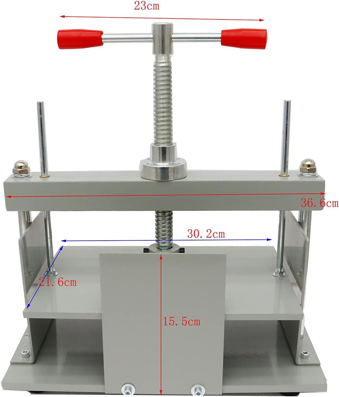 Macchina manuale della stampa di carta con la doppia asta di equilibrio, pressione 1500Kg per appiattire le fatture ed i documenti