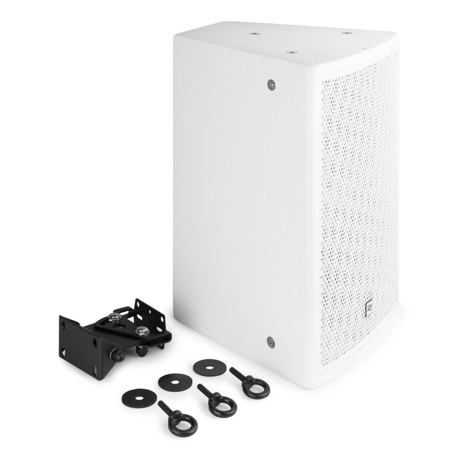 Power Dynamics PDW8W Altavoz pasivo Madera de 300W, Altavoz de 2 vías, Conectores NL4, Potente woofer de 8 Pulgadas, Tweeter de 1 Pulgada, con Soporte de Pared Ideal para Espacios comerciales