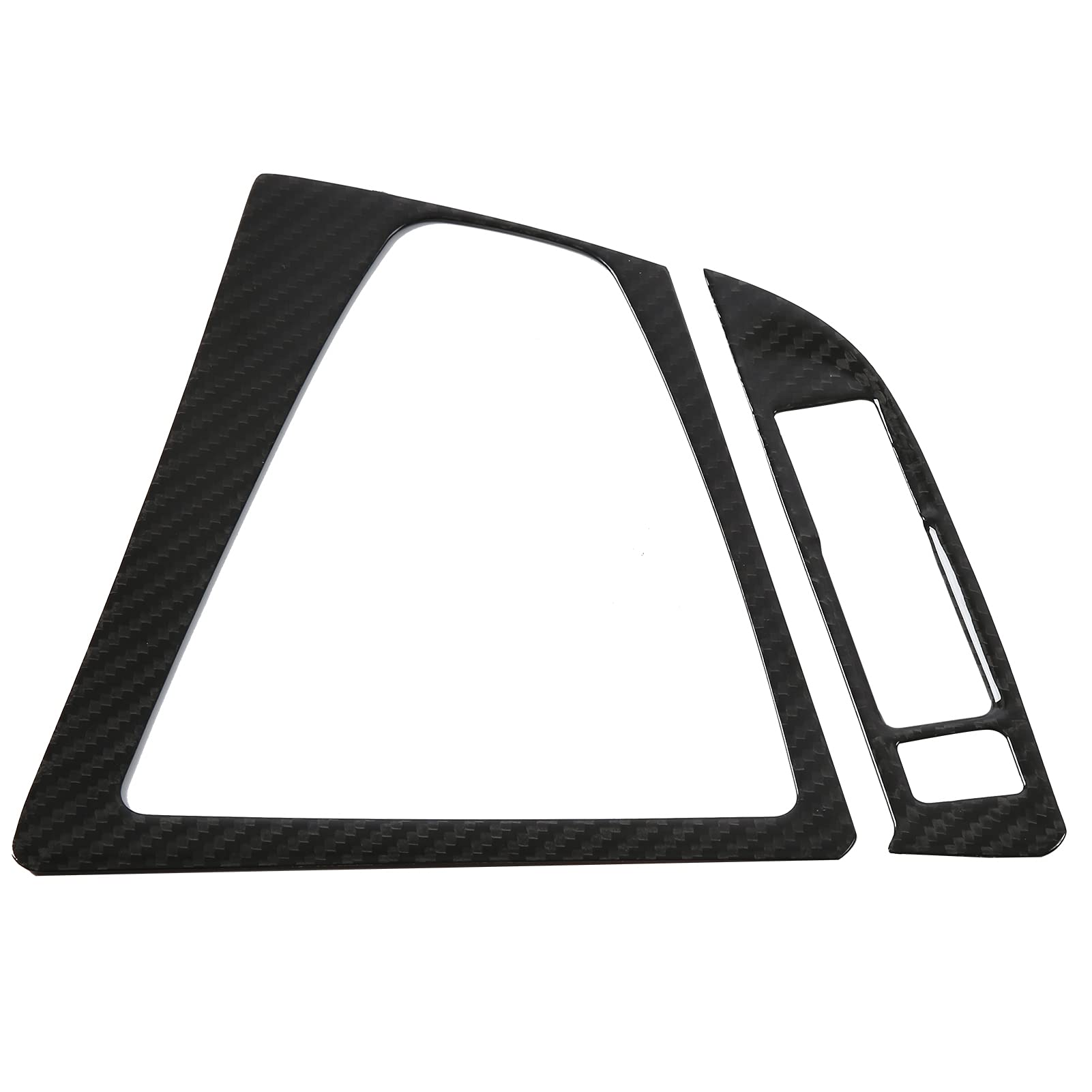 Embellecedor del Panel de de Marchas Cubierta del Panel de de Marchas de Fibra de Carbono 2 Piezas de Repuesto Adhesivas Protege contra Arañazos y Polvo para M3 M4 F80 F82 F83 2014 2019 LHD