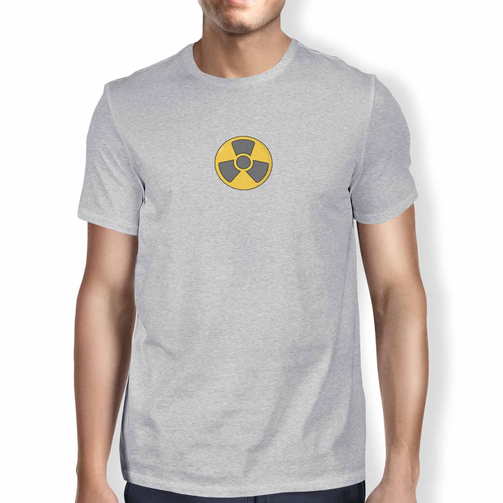 Green Fish Men's Fdmtsi-100055 T-Shirt, Gray, L