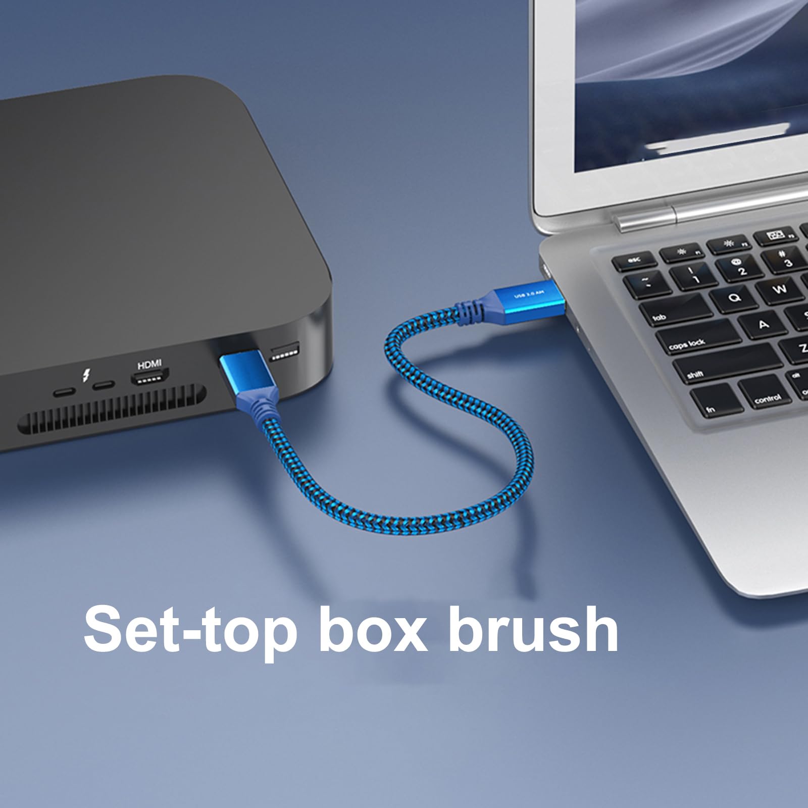 Câble de charge USB 3.0 vers USB Type B 5 Gbit/s pour imprimante, scanner, appareils musicaux, connecteurs en aluminium tressé