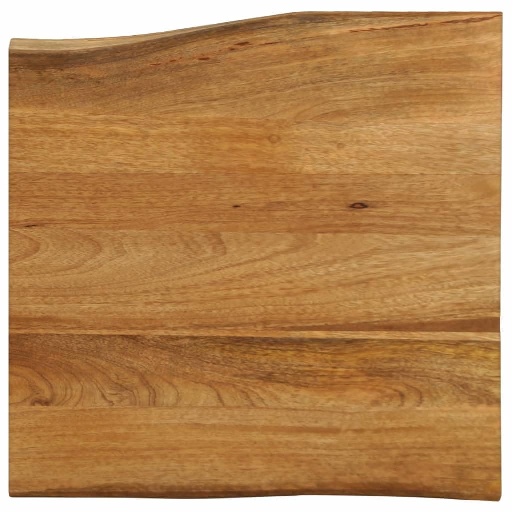 Plateau de table en bois massif de manguier pour remplacer un meuble abîmé avec style rustique