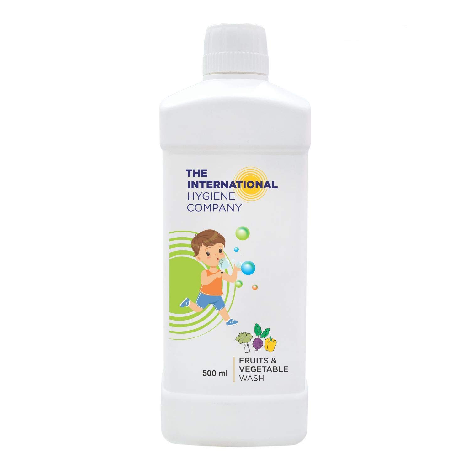 The International Hygiene Company Plant Based Fruits & Vegetable Liquid Wash | Planet friendly, Pet friendly and easy on your hands - 500 ML