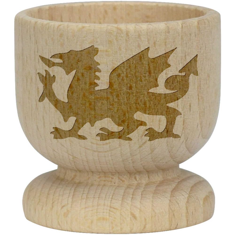 'Symbol of Wales' Wooden Egg Cup (EC00026811)