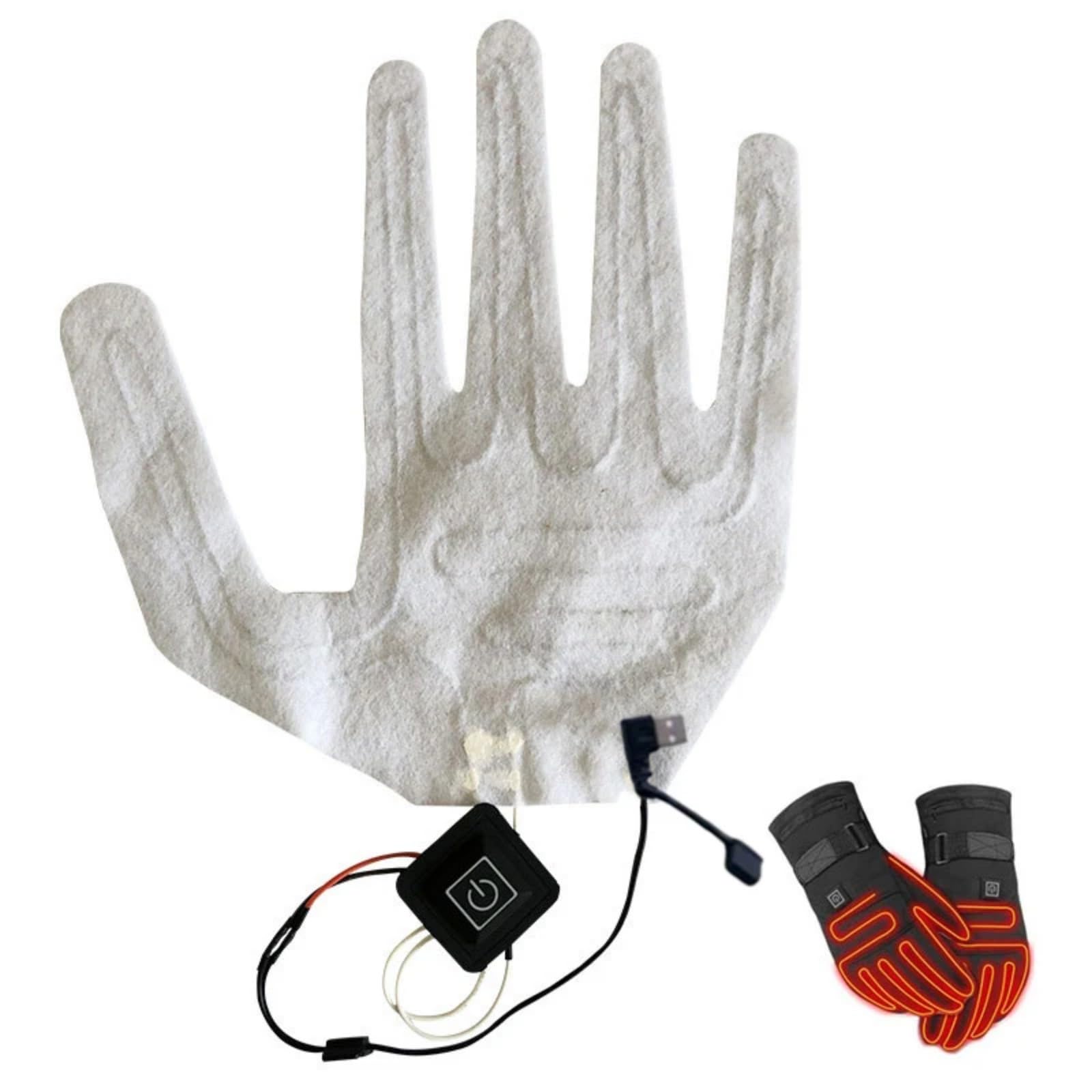 Inserts Gants Chauffants Électriques pour Une Rapide par Temps Froid avec des Conceptions Détachables Une Faible Consommation D'énergie
