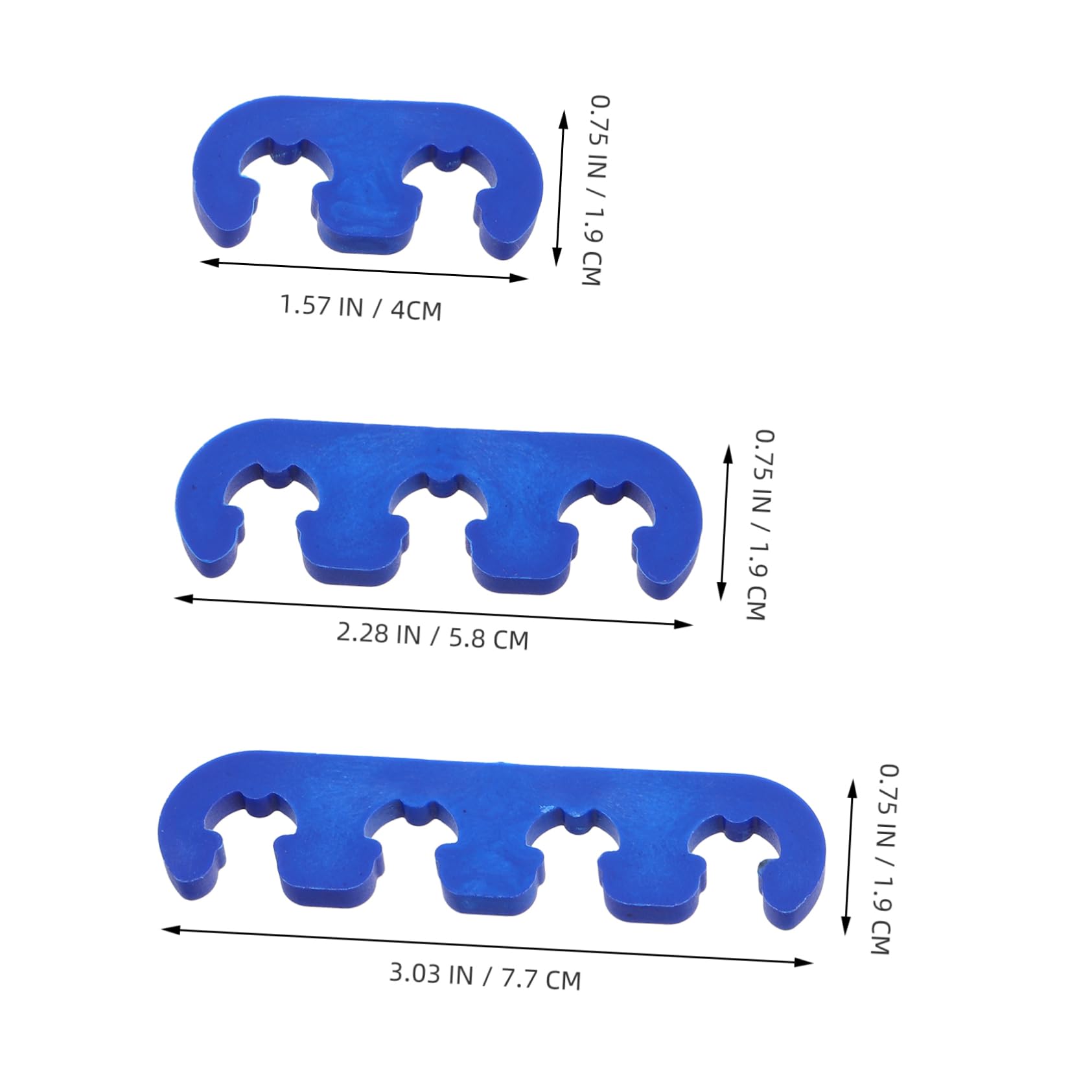 Amosfun Lot de 6 Supports de Fils de Bougie D’allumage 7-9 Mm Bleu pour Gestion Câbles Moteur Automobile Installation Simple Isolation Électrique