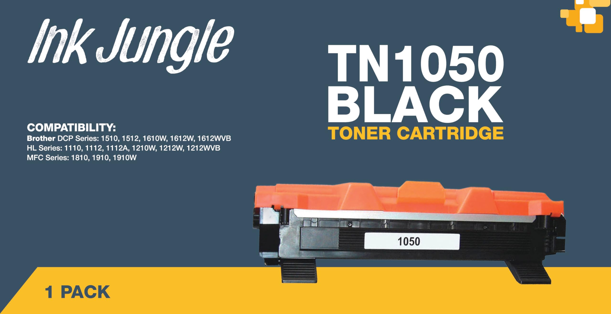Cartucce Toner Compatibili Brother Tn1050 4 Pezzi Toner Brother TN1050 Compatibile - Confezione Da 4 Pezzi Nero, Per Serie DCP, HL, MFC DCP-1510 HL-1110 MFC-1910W - Foto 4