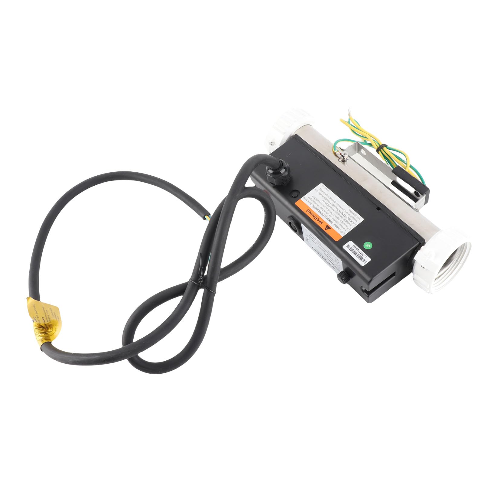 Rengue Calentador de Piscina, Calentador Eléctrico de con Control de Temperatura e Interruptor de Protección de Alta Temperatura, para Bañera de Hidromasaje y Piscina (3KW)