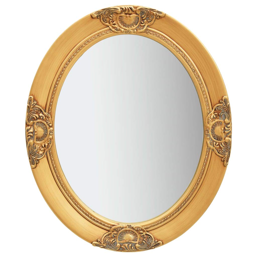 Vidaxl Wall Mirror Baroque Style 50X60 Cm Gold from B&Q