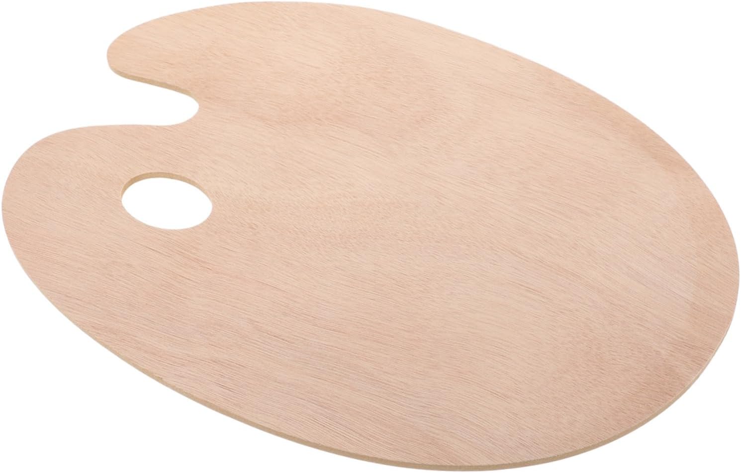 Wooden Painting Tray for Oil and Watercolor Pigment Mixing