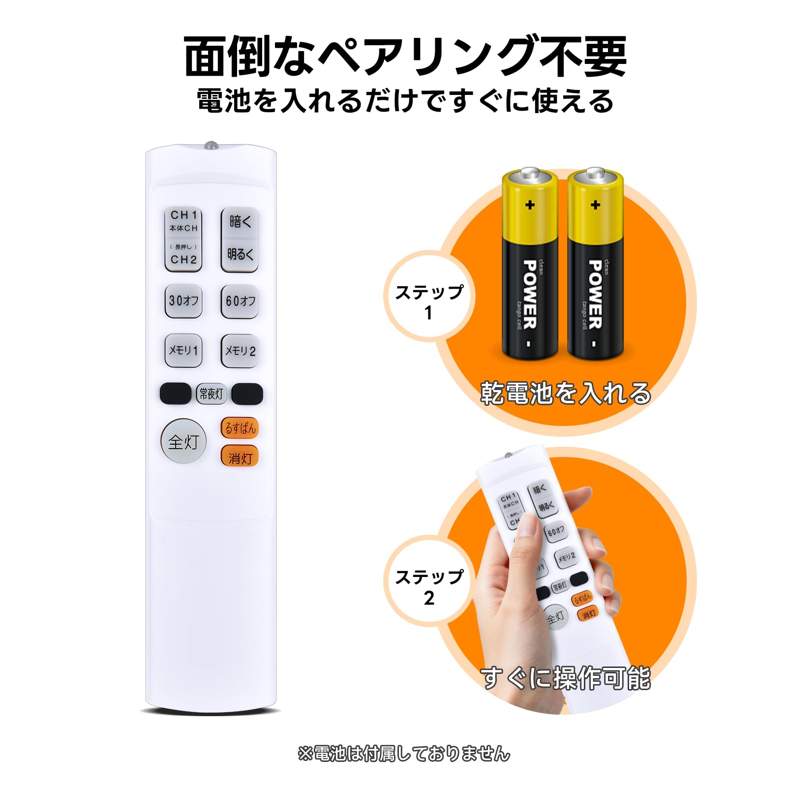 Amazon.co.jp: WHENFOR シーリングライトリモコン 山善用のリモコン