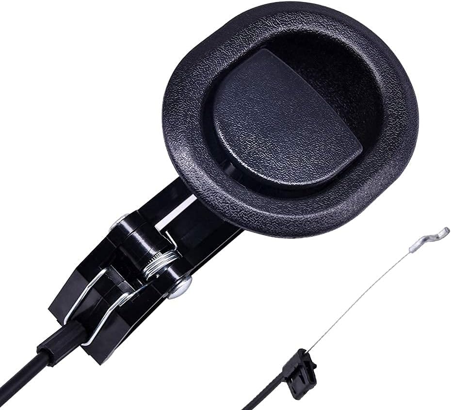 Yoogu Universal Plastic Sofa Chair Recliner Handle 3" by 3.5" with 31" Cable and S/Z Hook Parts Compatible-Exposed Cable Length (4.75")