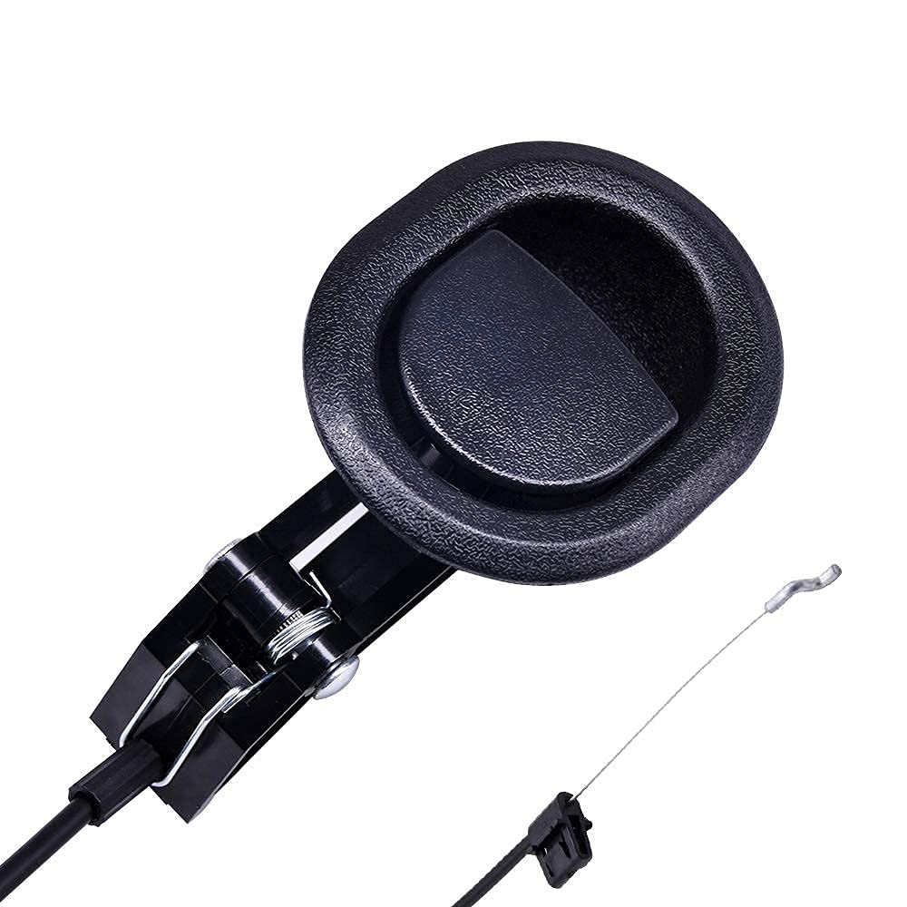 Yoogu Universal Plastic Sofa Chair Recliner Handle 3" by 3.5" with 31" Cable and S/Z Hook Parts Compatible-Exposed Cable Length (4.75")