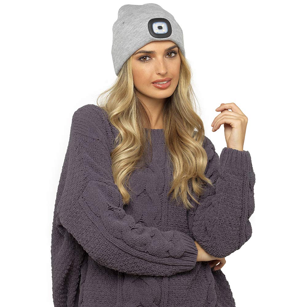 Undercover Women's - Grey Led Light Beanie Hat Gl598 Grey