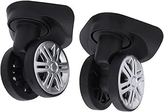 EVGATSAUTO Replacement Luggage Wheels, Samsonite Luggage Replacement Wheels, 1 Pair of Luggage Swivel Wheels, Suitcase Swivel Casters, Replacement Wheels