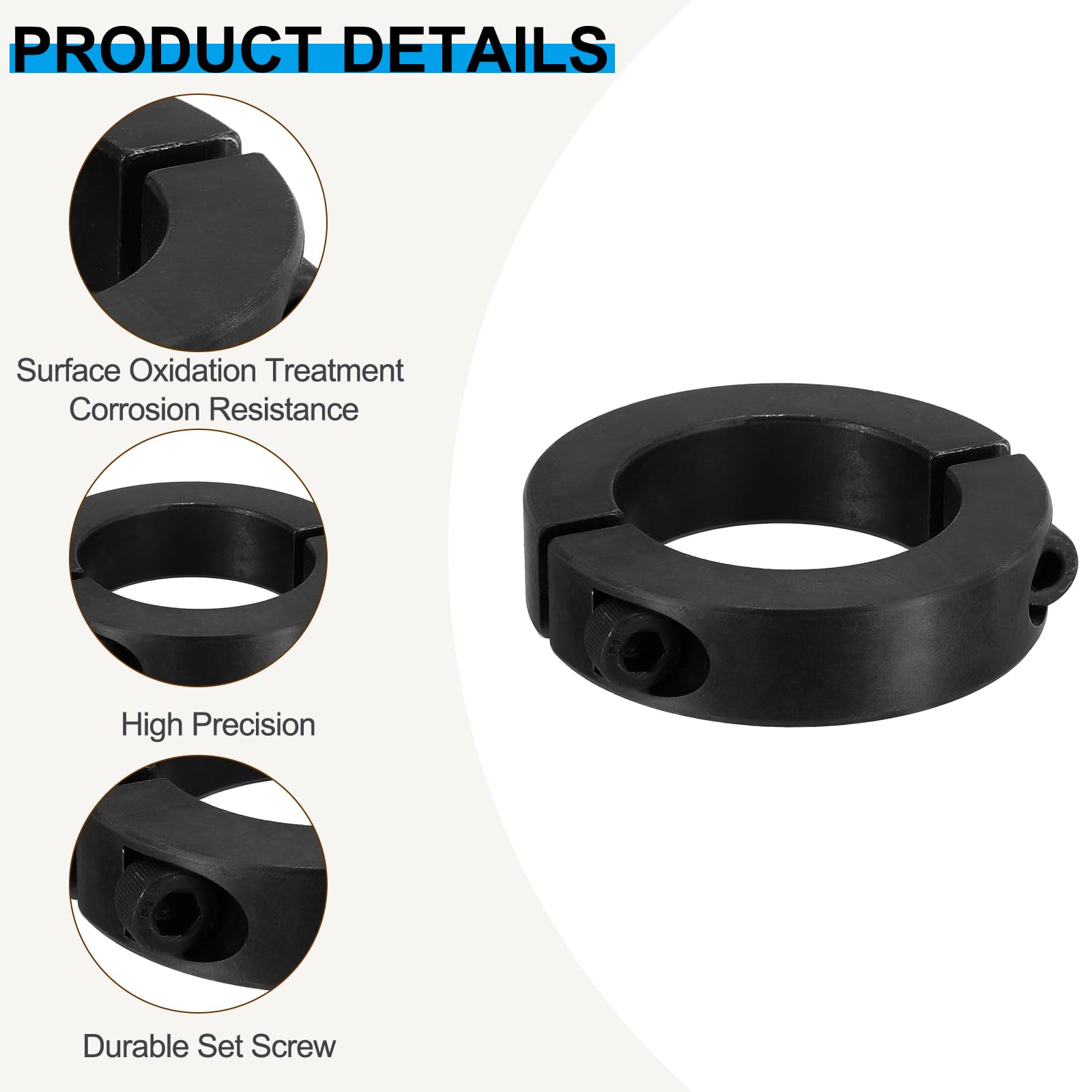 CONFEZIONE DA 2! Collare Albero Morsetto 1-1/2" Doppio Split 2 - Foto 6