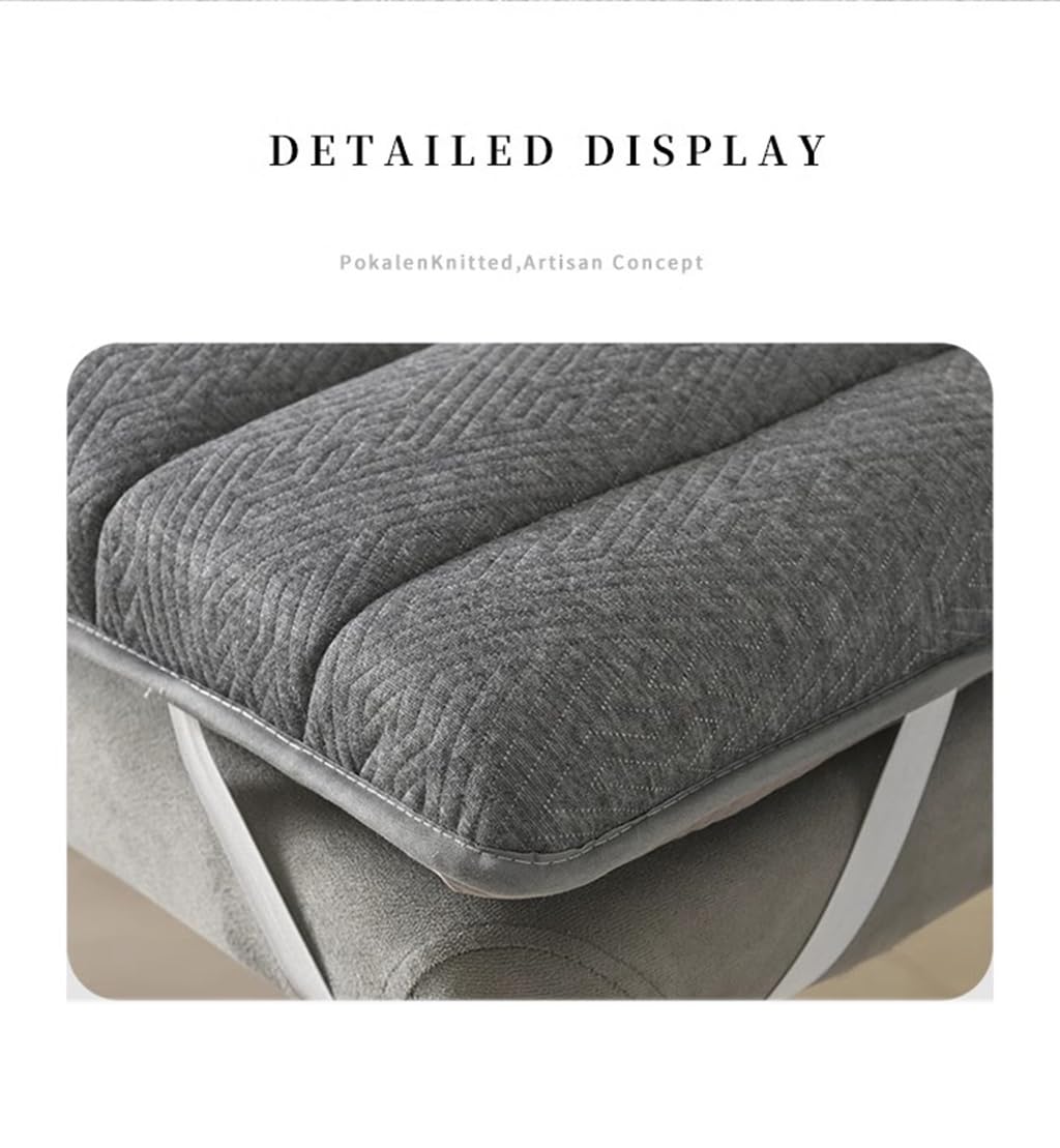 Surmatelas Gris En Mousse À Mémoire de Forme de 6 Cm Pour Lit de Massage, Surmatelas Haute Densité Avec Trou Pour Le Visage Et Sangles Élastiques, Confort Et Soutien Pour Salon de Beauté./Gre