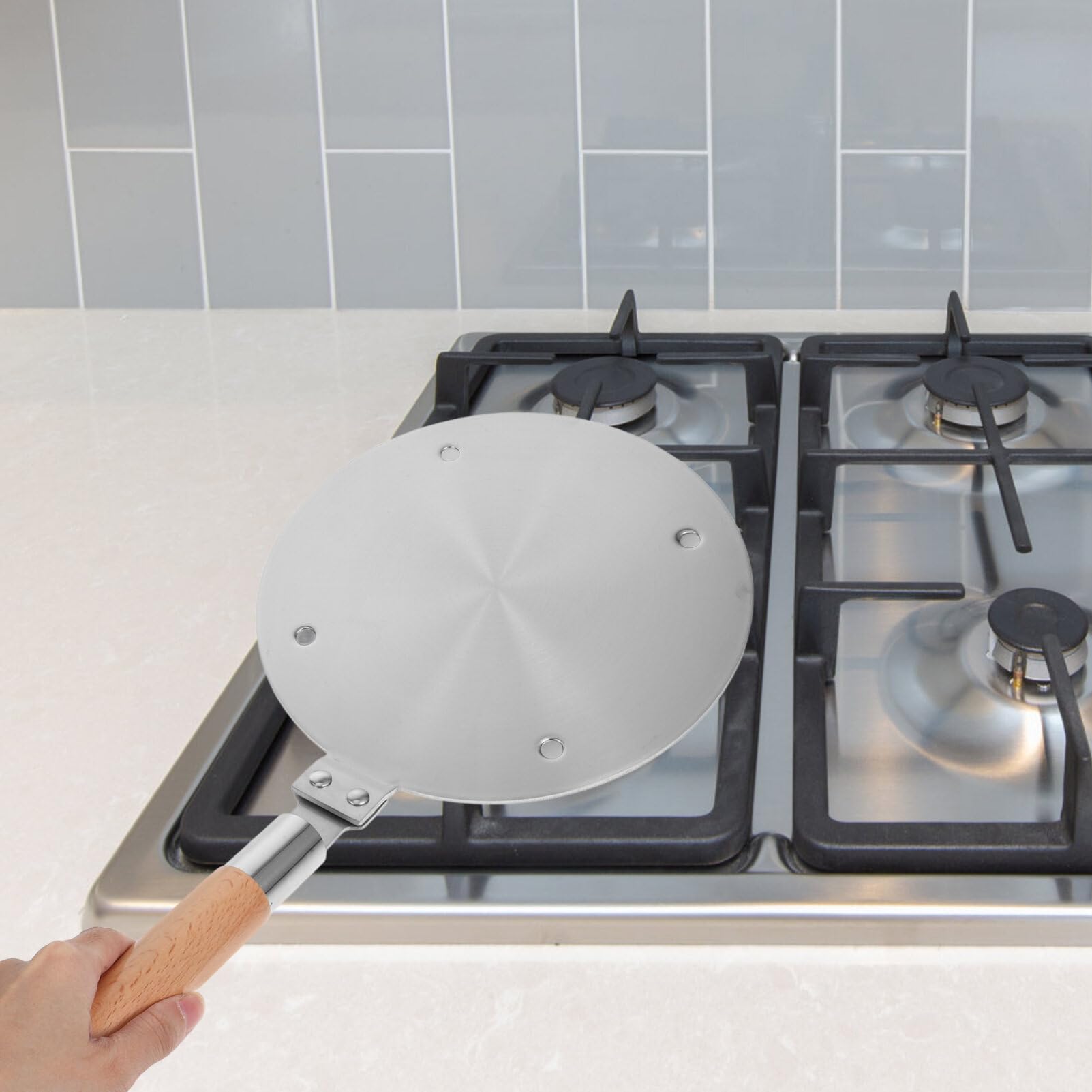 Alipis Induction Cooker Heat Conduction Plate Gas Stove Top Protector Compatible