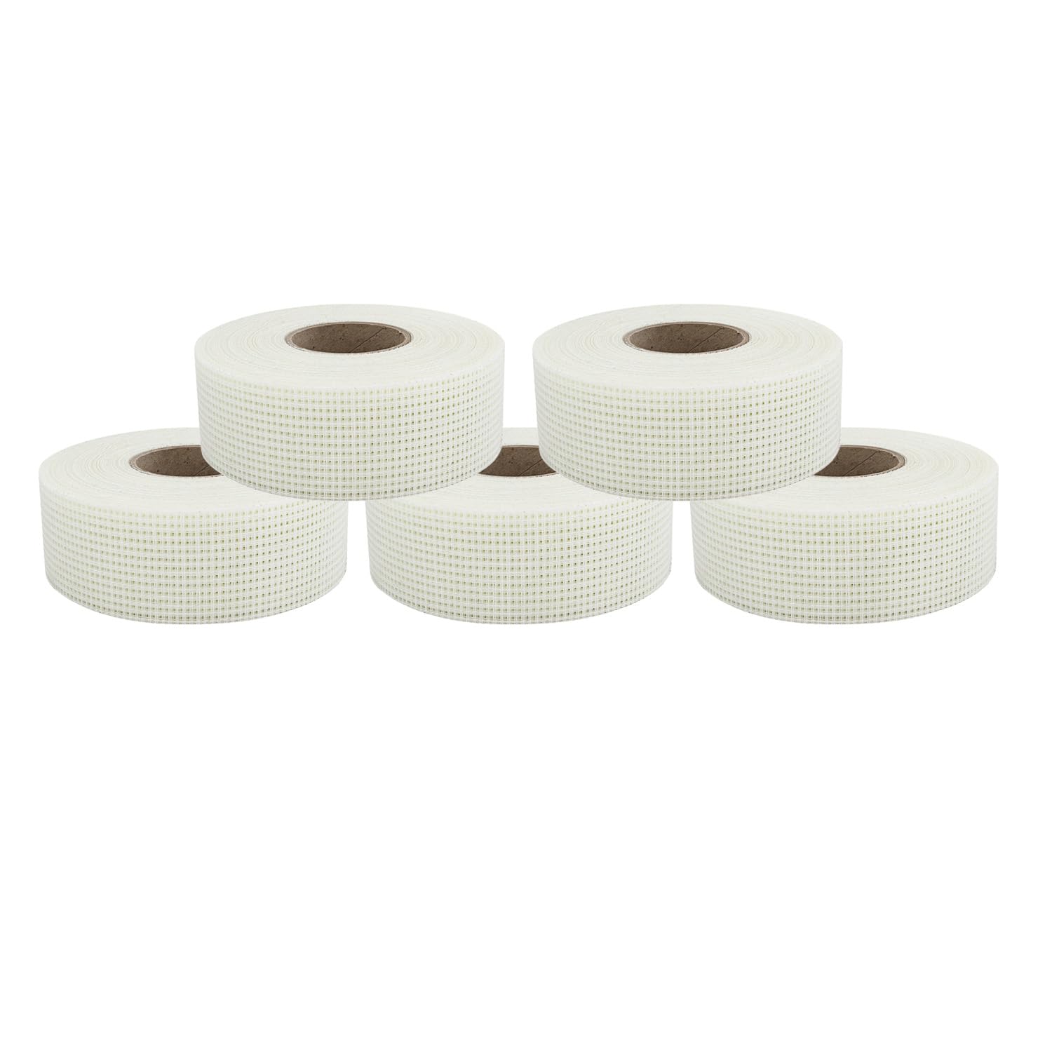 Lot de 5 rouleaux de ruban adhésif grillagé - Différentes tailles - 5 x 48 mm x 90 m